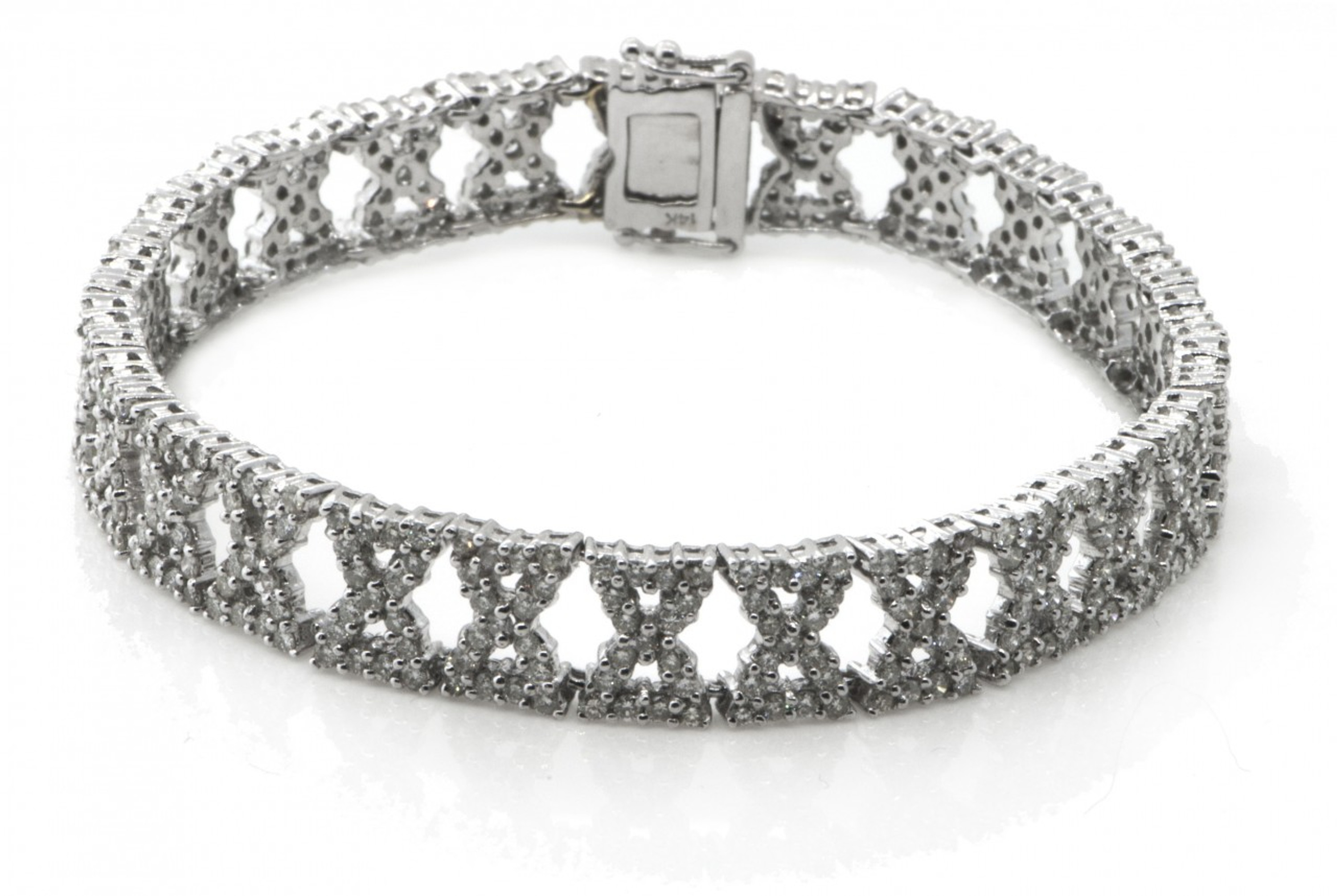 14k White Gold 5.00ct Diamond bracelet 14k White Gold 5.00ct Diamond bracelet