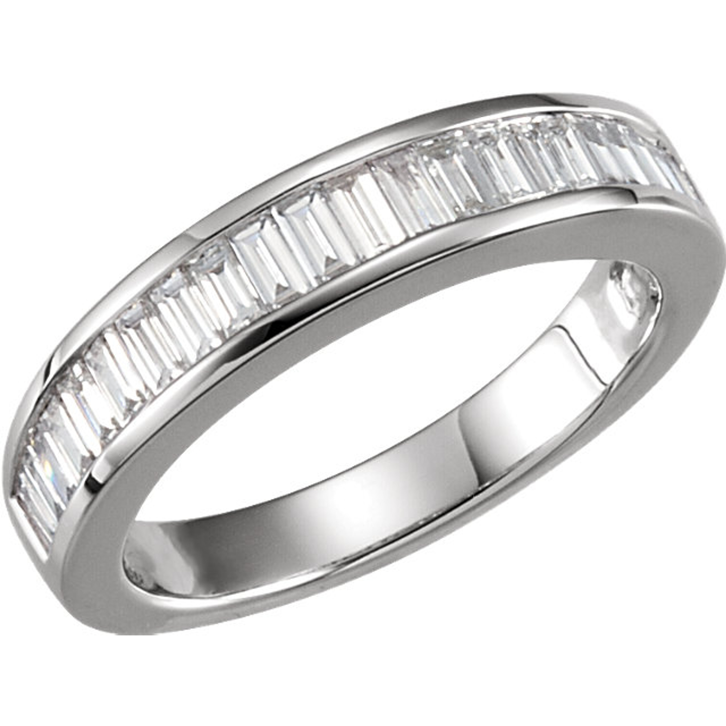 Platinum Baguette Diamond Band 3/4 ctw 4.75mm Platinum Baguette Diamond Band 3/4 ctw 4.75mm