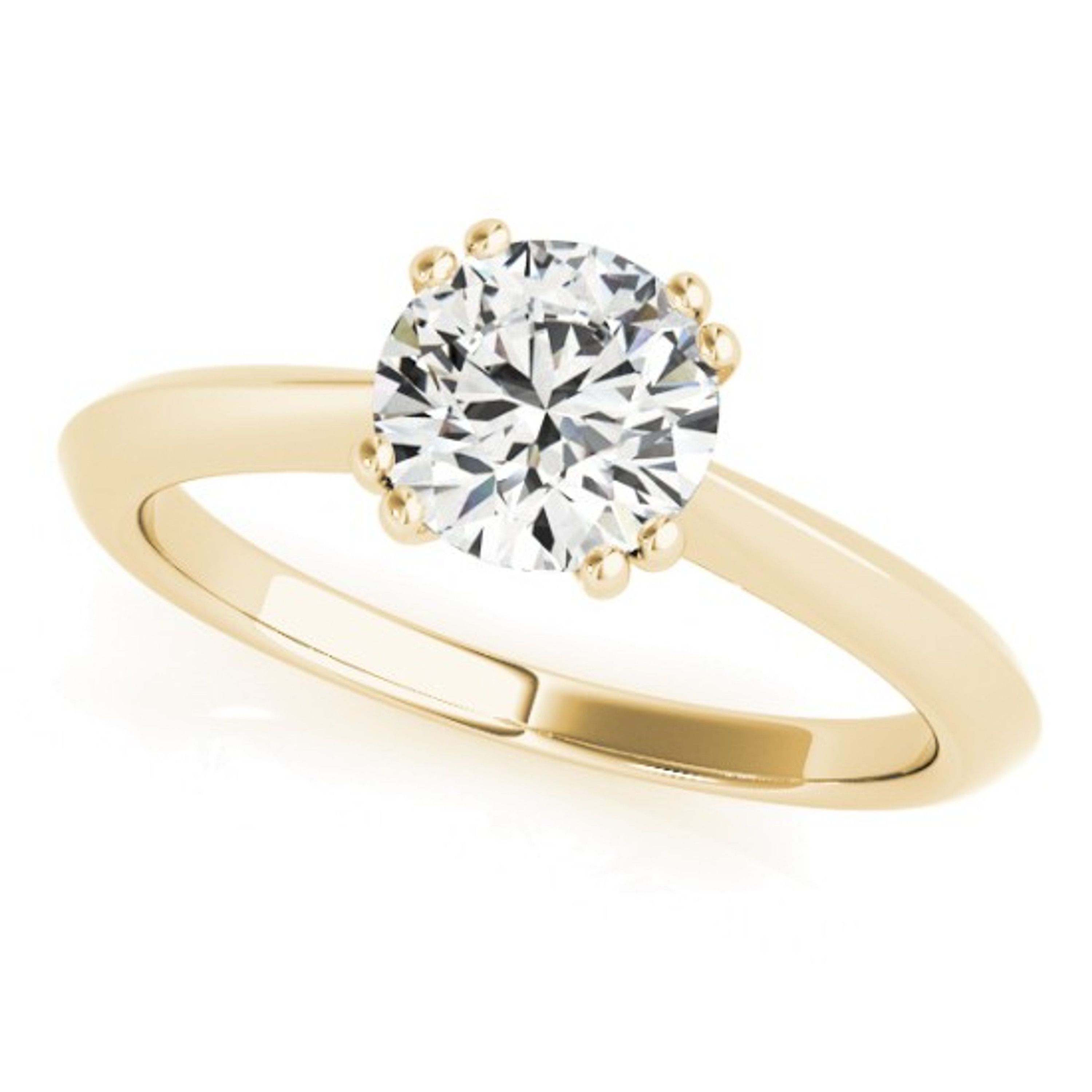 14k Gold 1/2 Ctw Diamond Solitaire Engagement Diamond Ring 14k Gold 1/2 Ctw Diamond Solitaire Engagement Diamond Ring