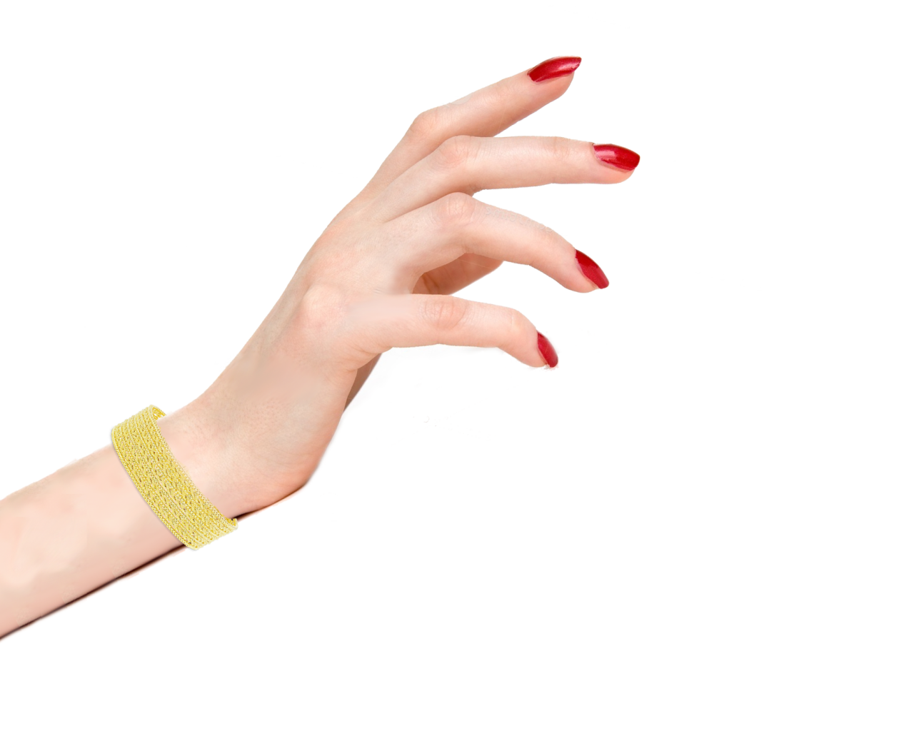 14k Yellow Gold 18mm Multi Strand Rope Bracelet 7 Inches | SARRAF.COM