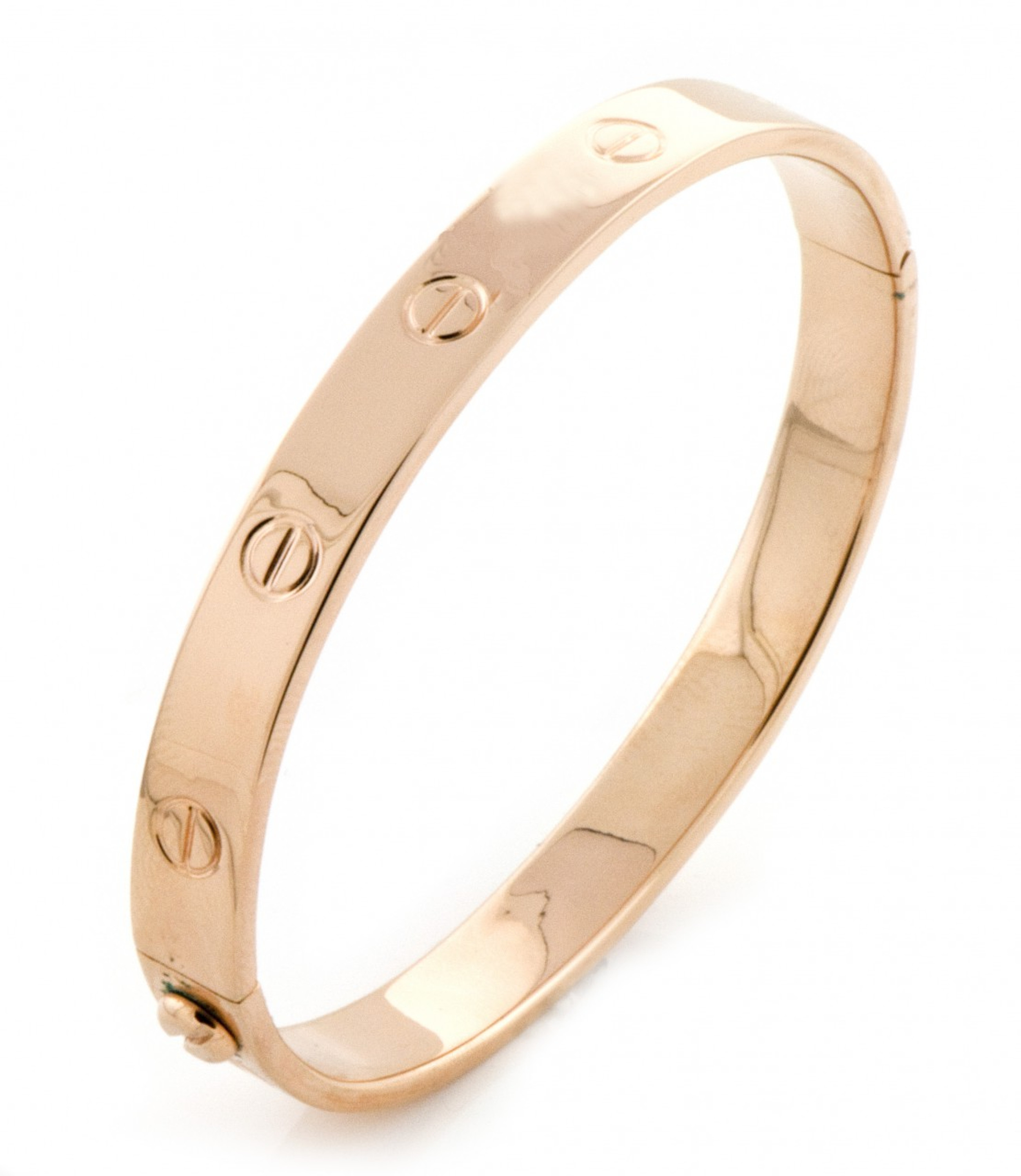 18K Rose Gold Solid Vikings Bangle Bracelet 7.0" 18K Rose Gold Solid Vikings Bangle Bracelet 7.0"