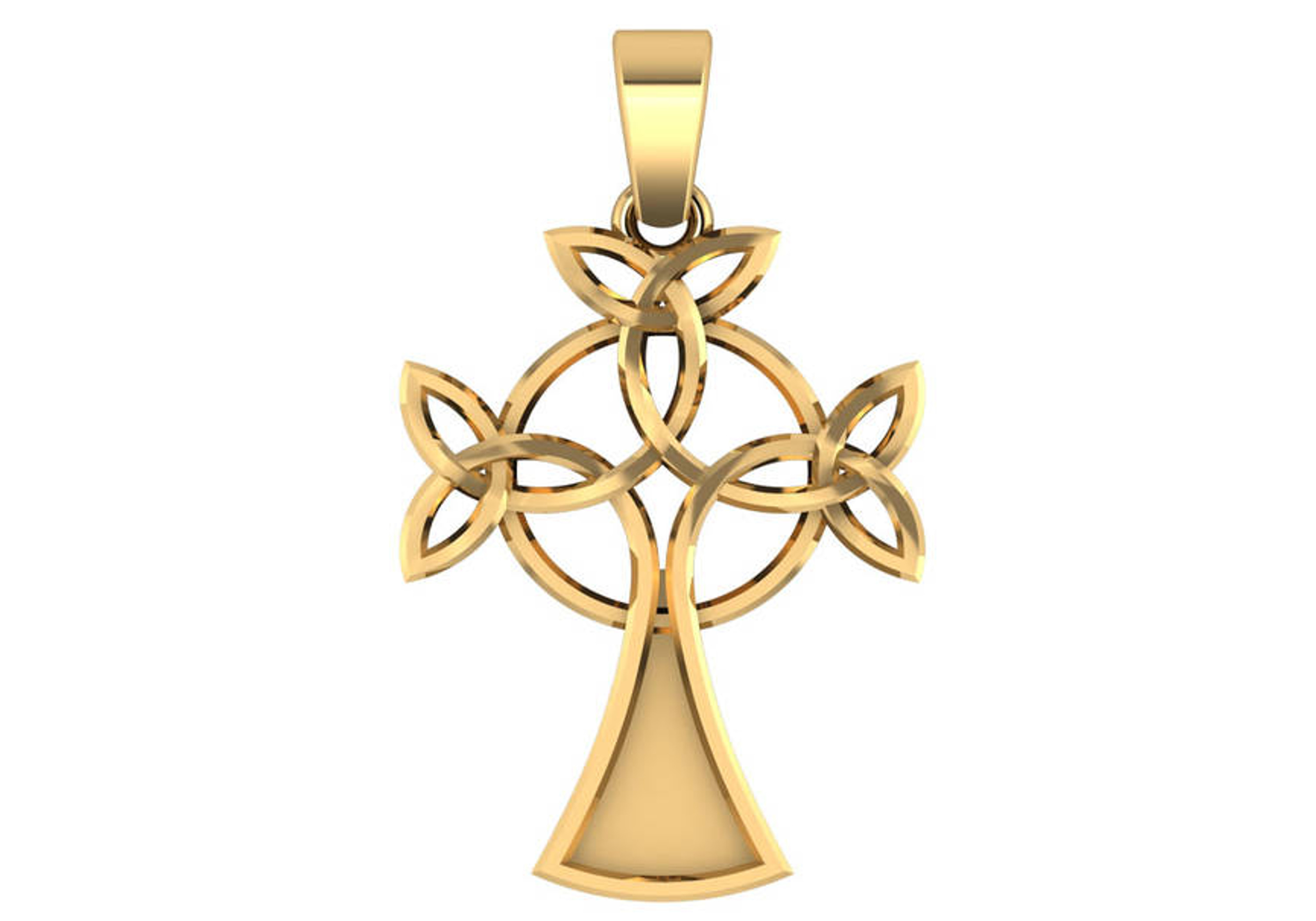 14K Gold Celtic Cross Medal Pendant 24.0mm x 18.00mm 14K Gold Celtic Cross Medal Pendant 24.0mm x 18.00mm