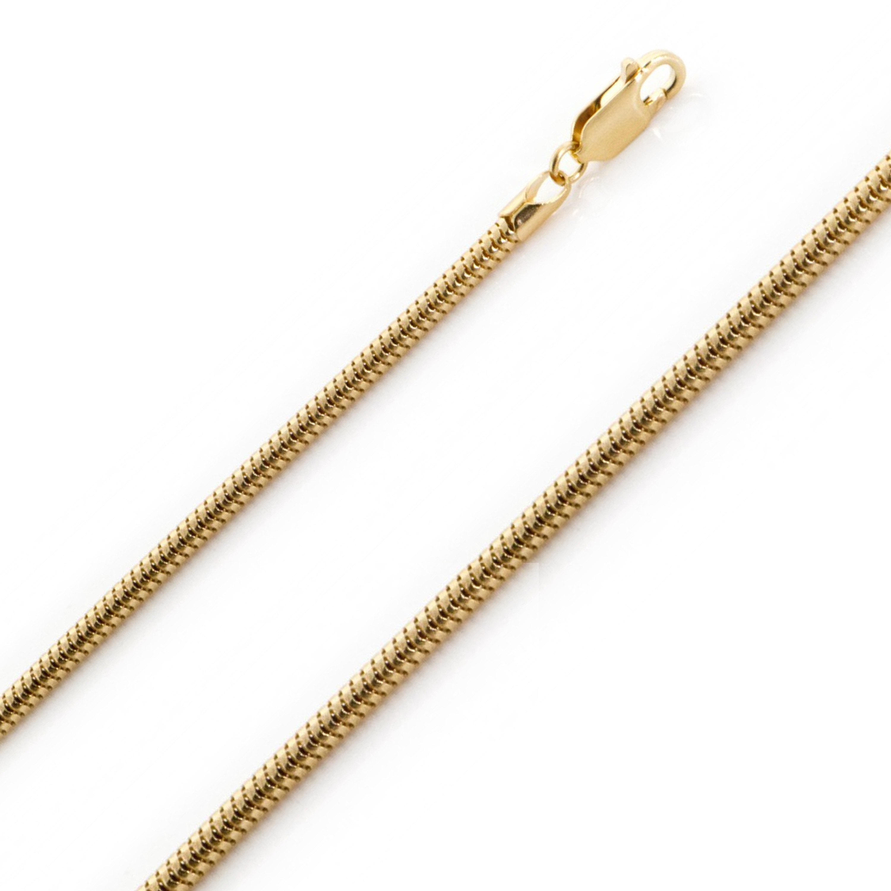 10K Yellow Gold 4.0mm Snake Chain 28 Inches 10K Yellow Gold 4.0mm Snake Chain 28 Inches