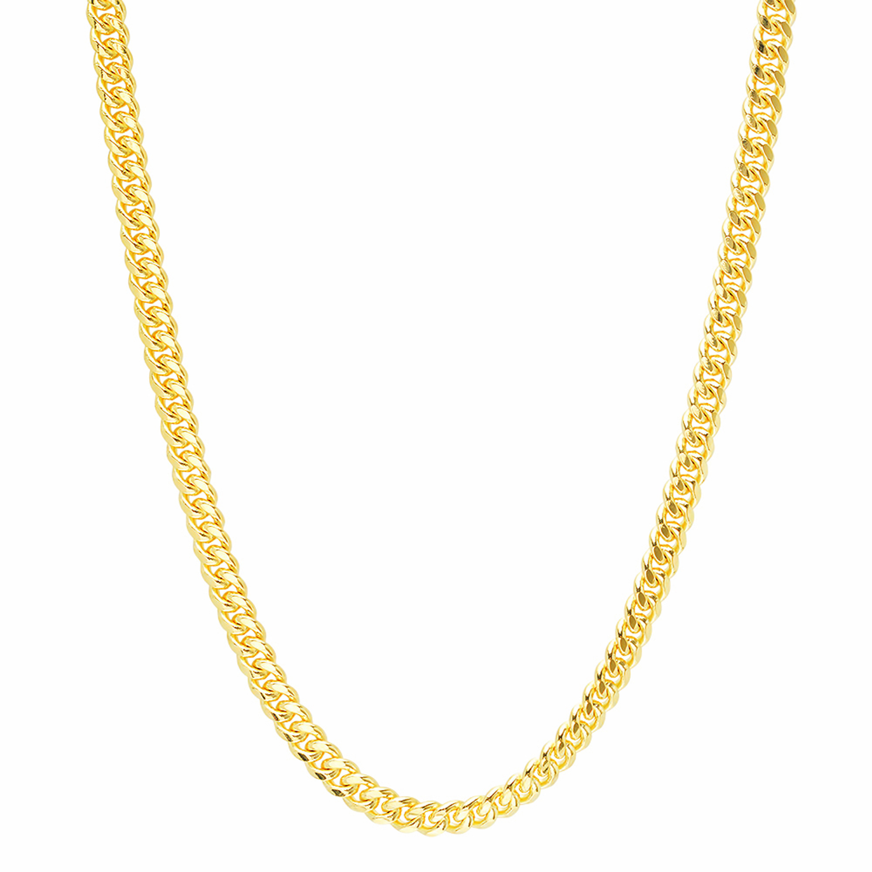 14k Gold 3.5mm Cable Chain 24 Inches 14k Gold 3.5mm Cable Chain 24 Inches