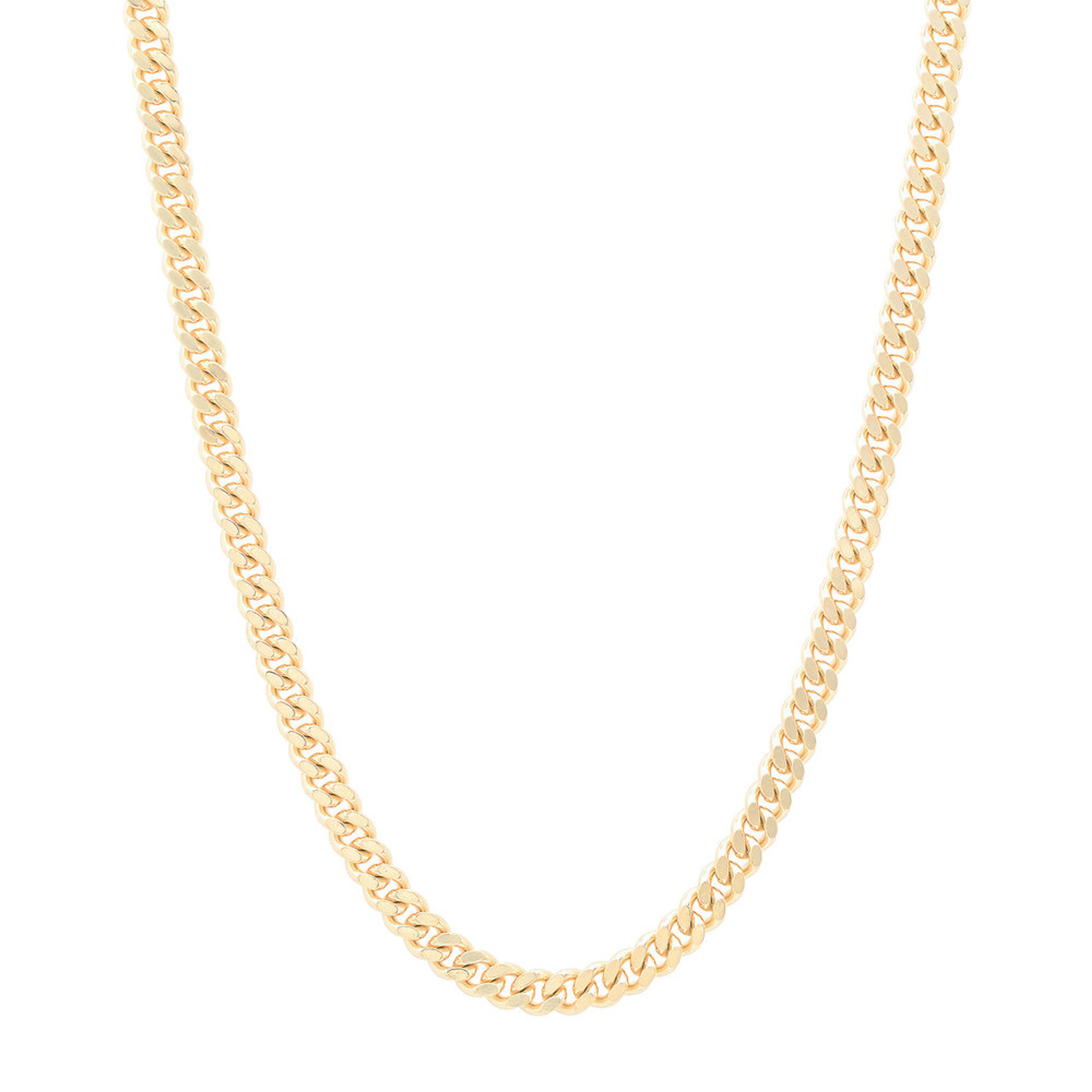 14k Gold 4.0mm Cable Chain 30 Inches 14k Gold 4.0mm Cable Chain 30 Inches