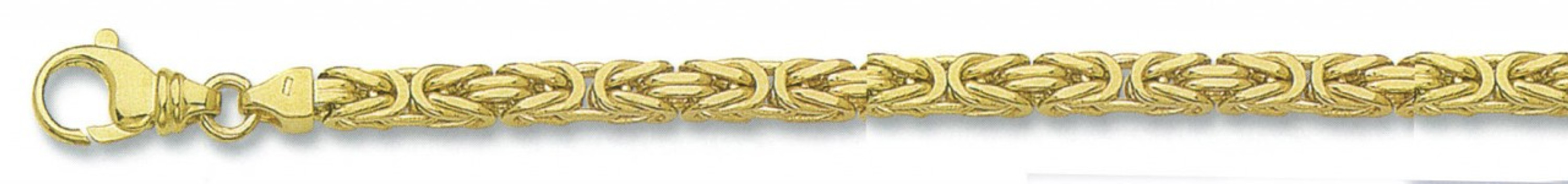 18k Gold 5.0mm Byzantine Bracelet 9 Inches 18k Gold 5.0mm Byzantine Bracelet 9 Inches