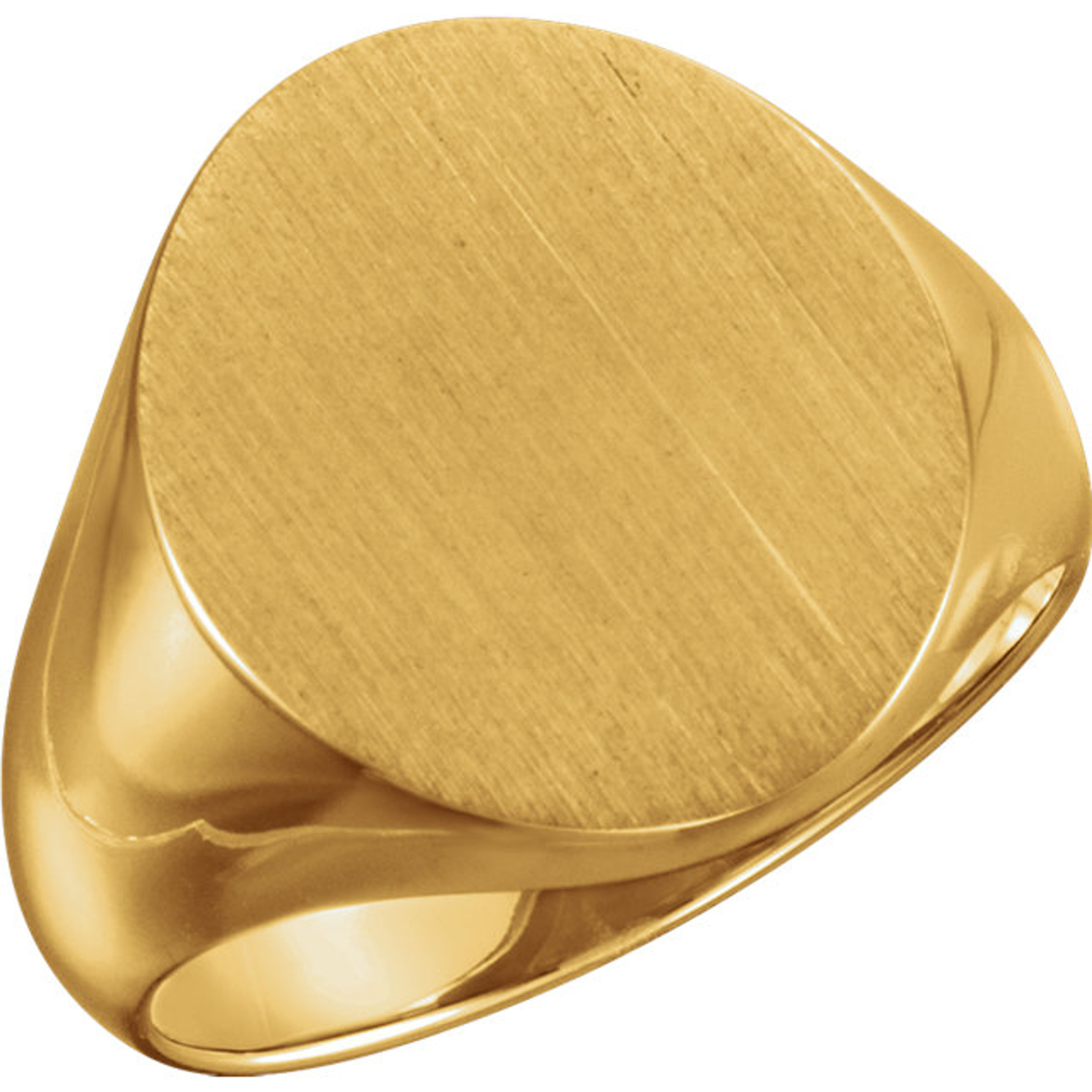 14k Gold Classic Coat of Arms Signet Ring. 18mm x 16mm Solid Back 14k Gold Classic Coat of Arms Signet Ring. 18mm x 16mm Solid Back