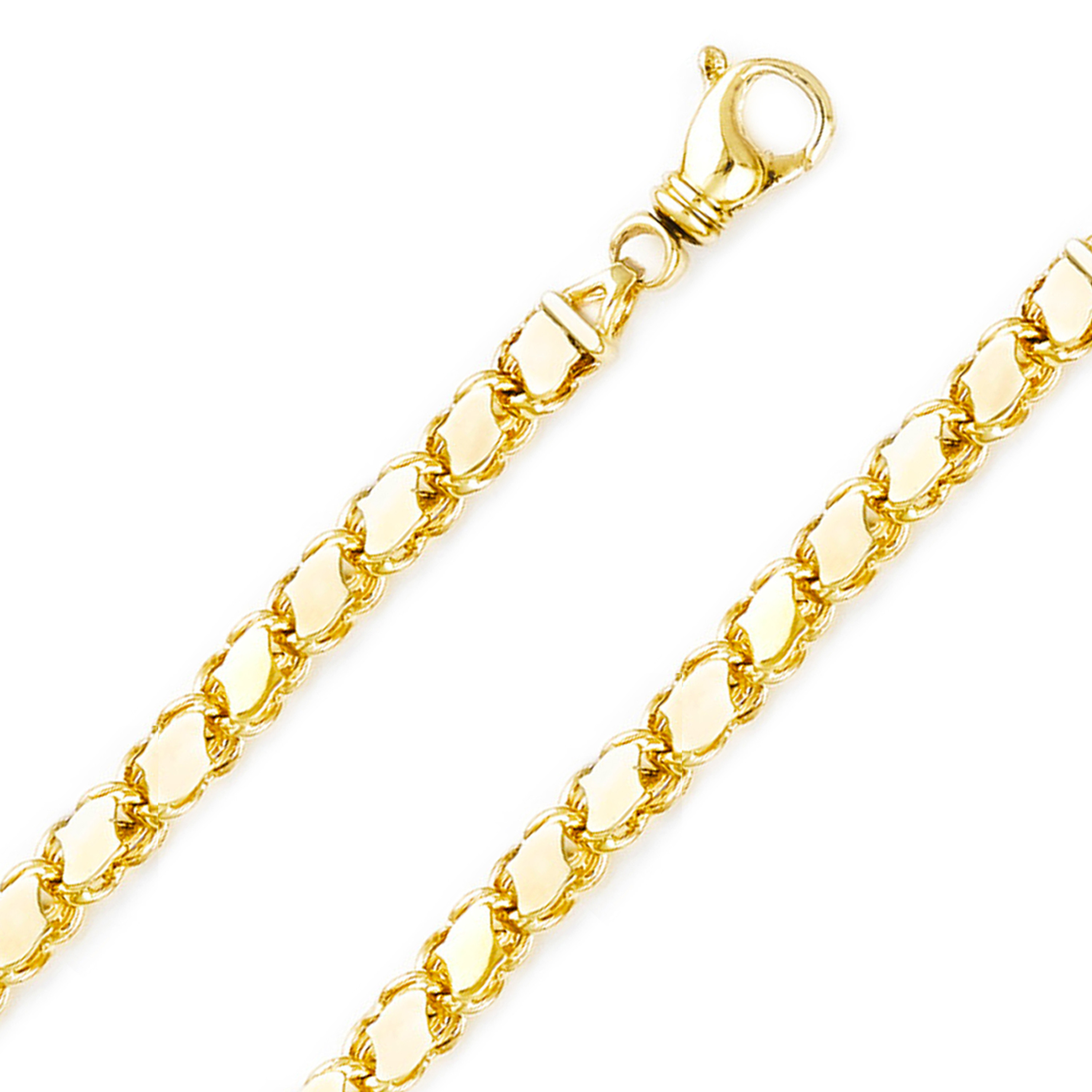 14K Yellow Gold Handmade Cordon Chain 6.9mm wide 28 Inches 14K Yellow Gold Handmade Cordon Chain 6.9mm wide 28 Inches