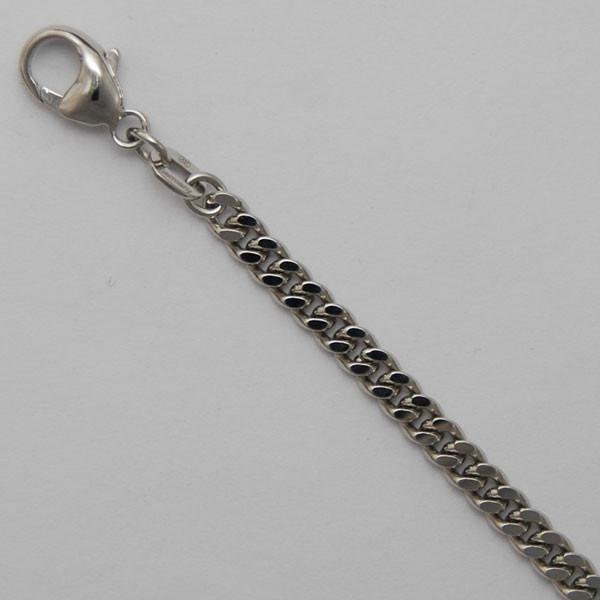 Platinum 950 Curb Chain 3.4mm 18"