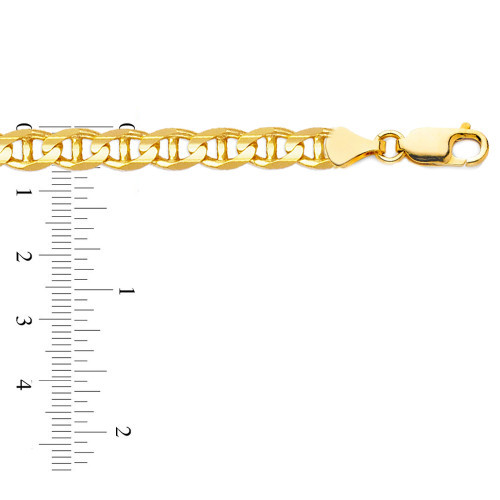 10K Gold 5.2mm Mariner chain 16 Inches
