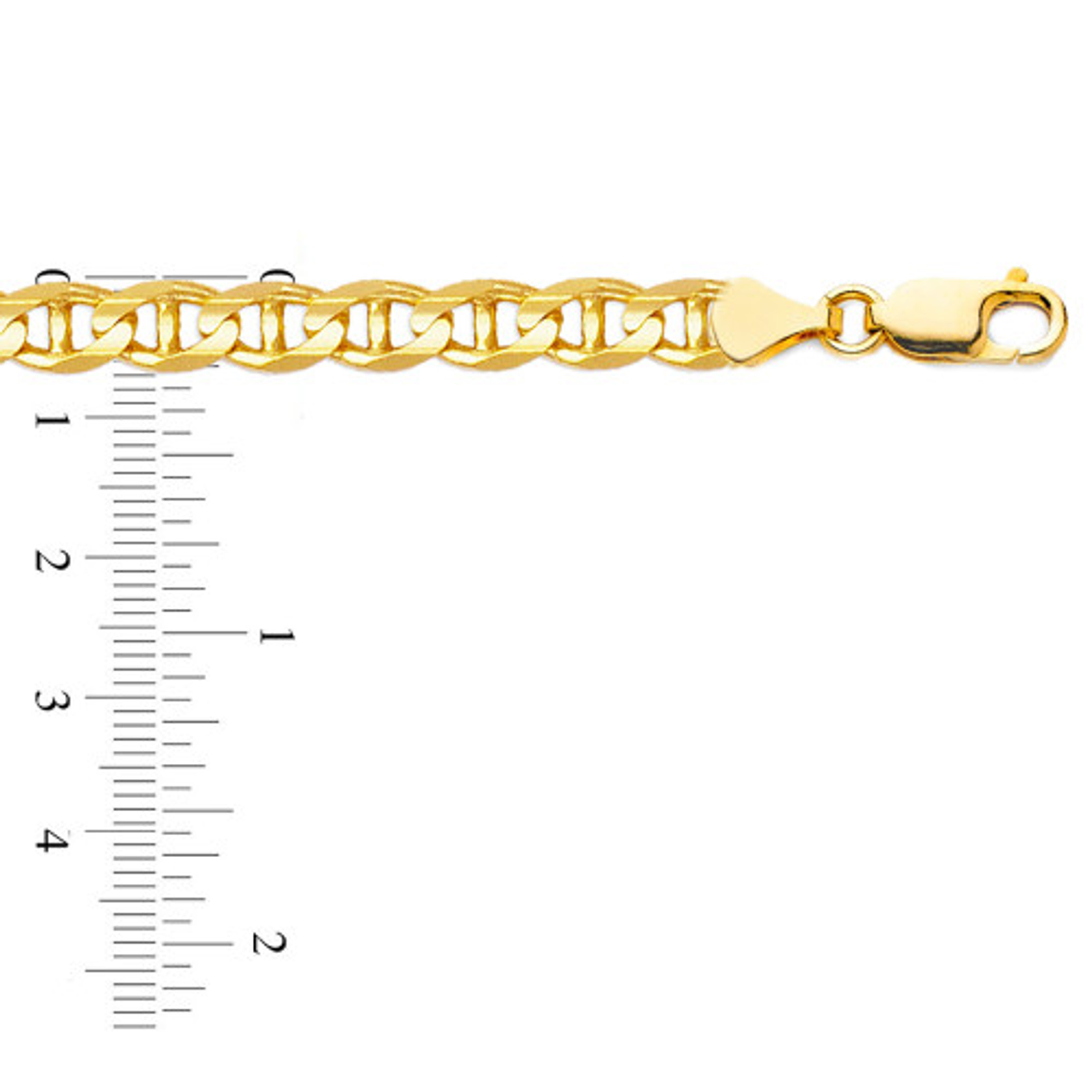 10K Gold 5.2mm Mariner chain 18 Inches 10K Gold 5.2mm Mariner chain 18 Inches