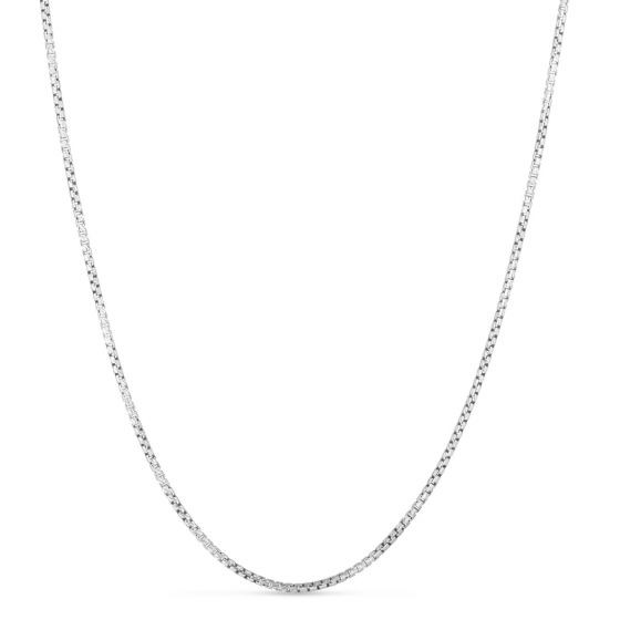 Sterling Silver "Nickel Free" 2mm Round  Box Chain 18"