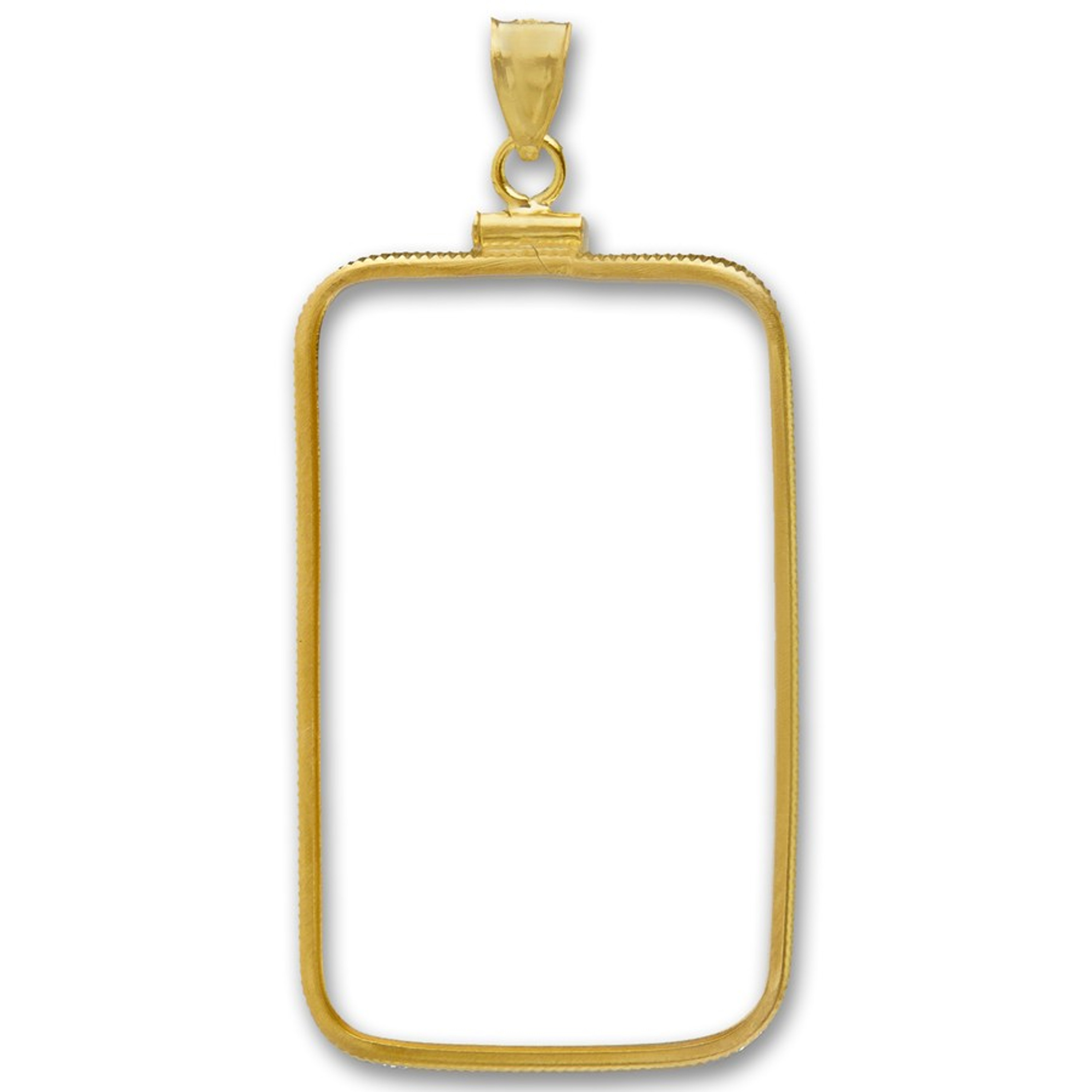 14k Gold 2.5g Gold Johnson Matthey Bar 9999 Screw Top Bezel 18.1mm x 12.0mm 14k Gold 2.5g Gold Johnson Matthey Bar 9999 Screw Top Bezel 18.1mm x 12.0mm