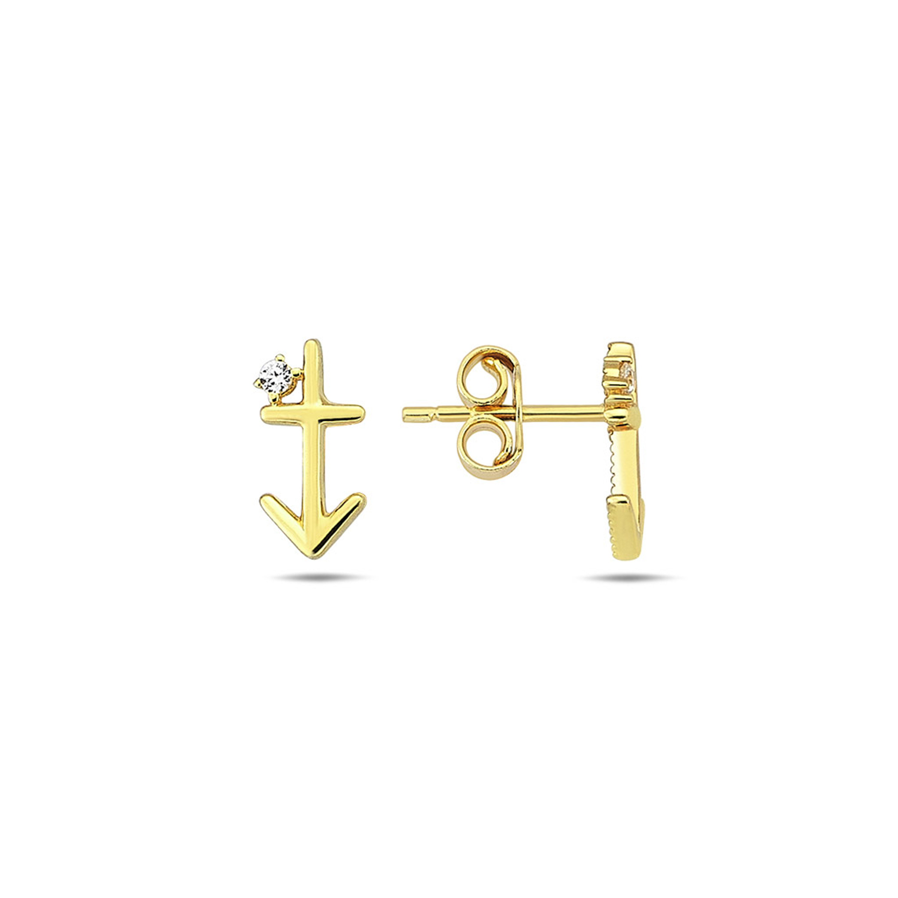 14k Yellow Gold 9mm Sagittarius Zodiac Earrings 14k Yellow Gold 9mm Sagittarius Zodiac Earrings