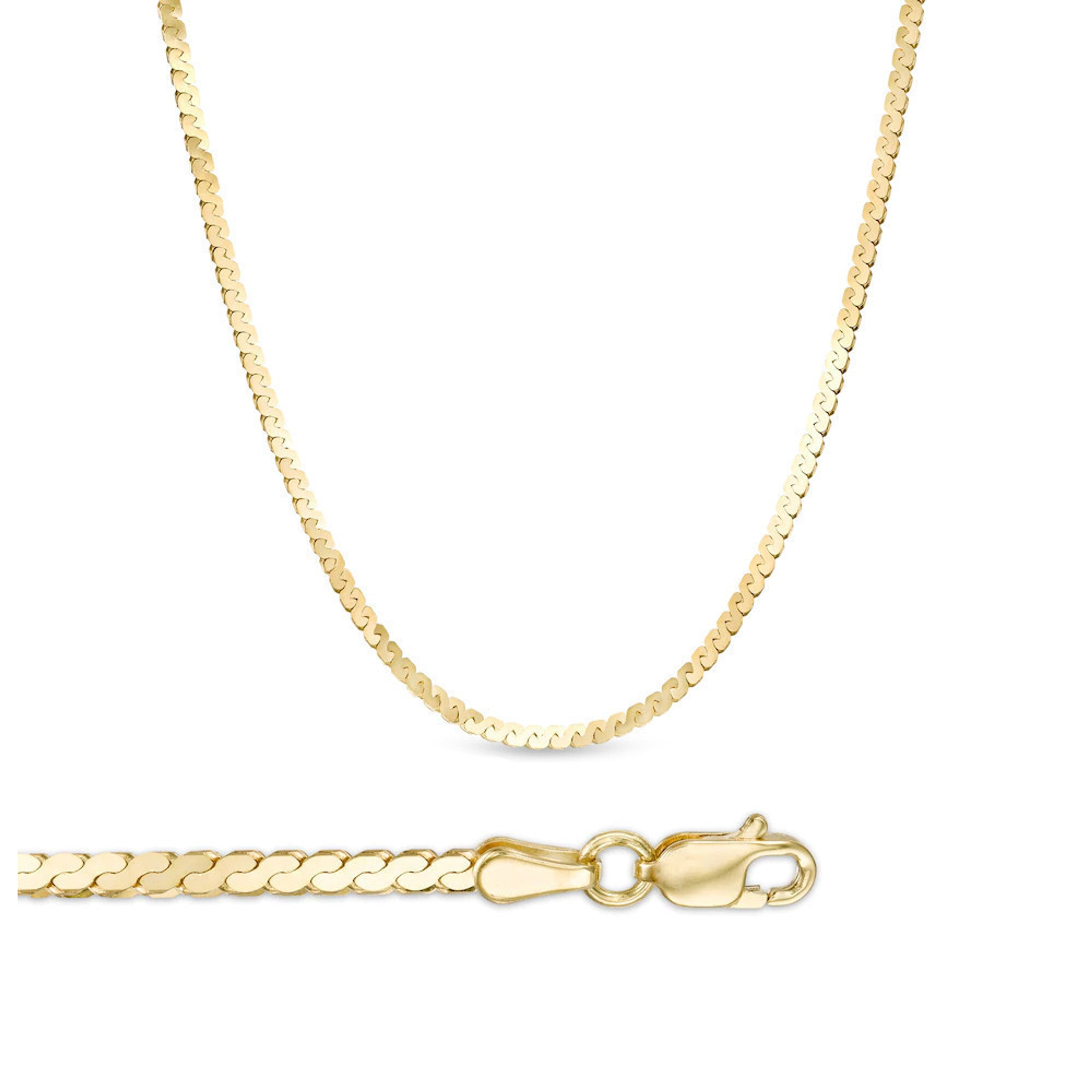 14k Yellow Gold 3.0mm Serpentine Gold Bracelet 7 inches 14k Yellow Gold 3.0mm Serpentine Gold Bracelet 7 inches