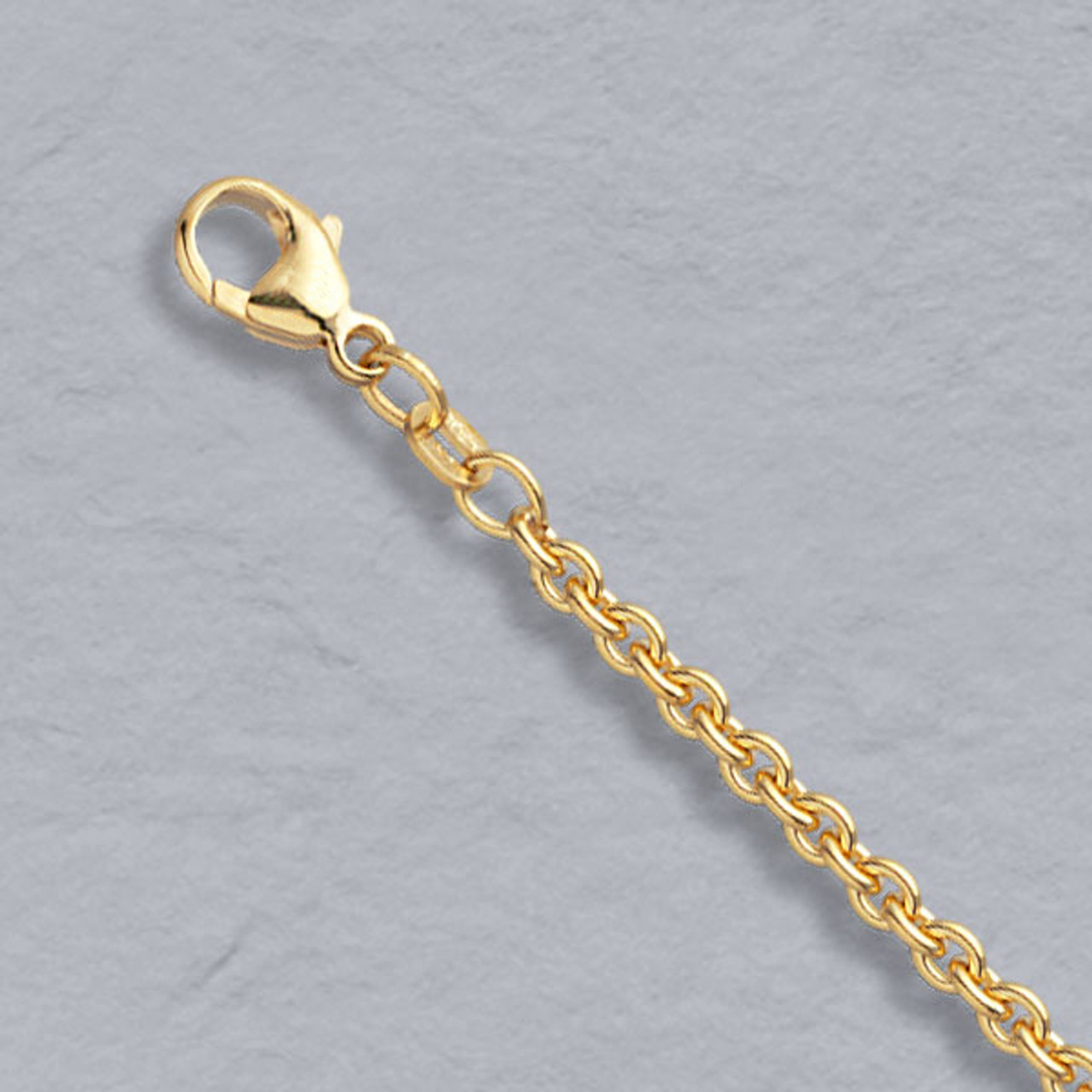 18k Yellow Gold rolo (cable ) Link Bracelet 3.0mm 8 Inches 18k Yellow Gold rolo (cable ) Link Bracelet 3.0mm 8 Inches