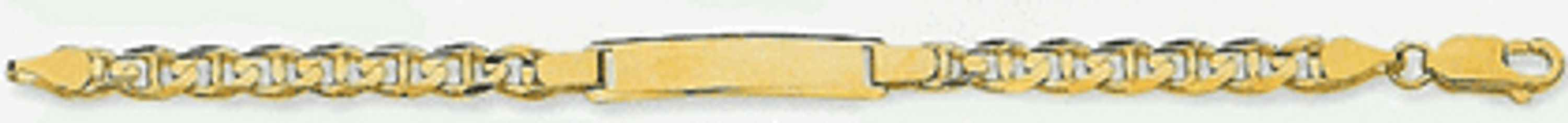14k Gold 3.0mm Children's Italian Id Bracelet 5.5" 14k Gold 3.0mm Children's Italian Id Bracelet 5.5"