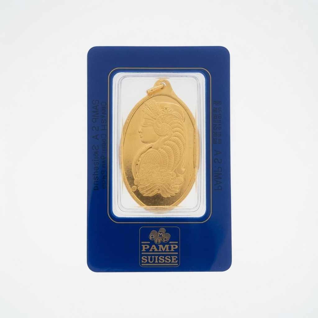 24K Gold 20 Gram Pamp Suisse Pendant