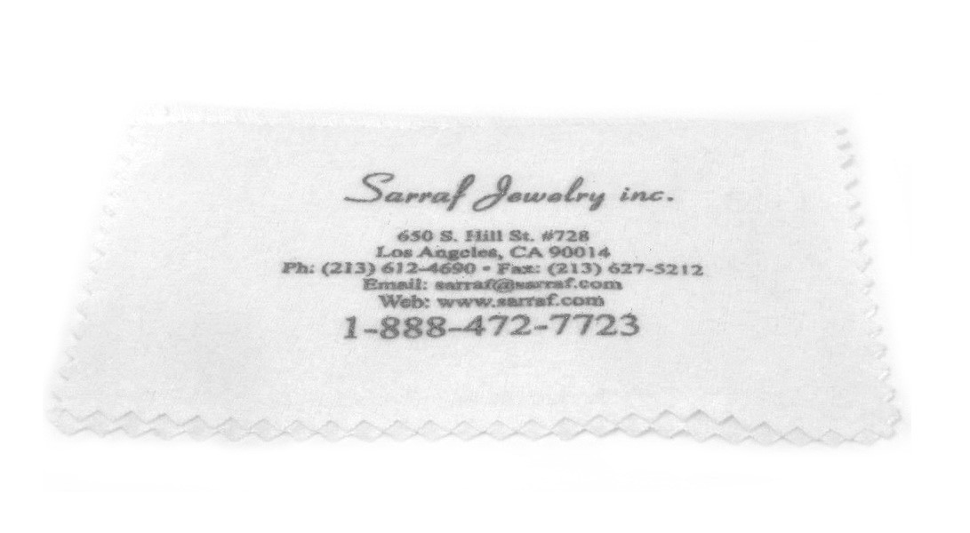 Copy of Sarraf Jewelry Polishing Cloth - 10/White