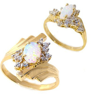 Ladies Opal & CZ