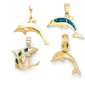Dolphine & Shark Pendants Dolphine & Shark Pendants