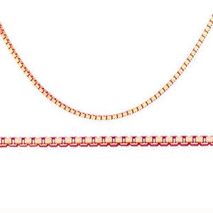 9ct Rose Gold Round Wire Trace Link Chain