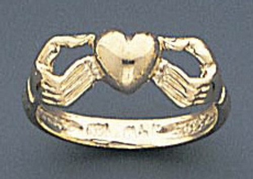 14k Gold 5mm Baby Heart Ring