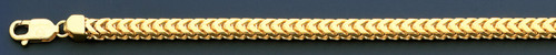 18k Gold Franco Chain 4mm 28 Inches