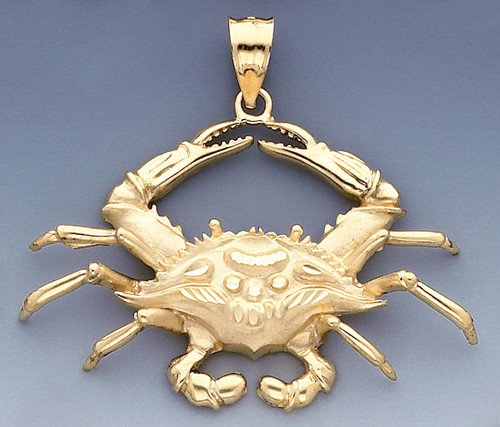 Diamond Crab Pendant - Emeralds International LLC.