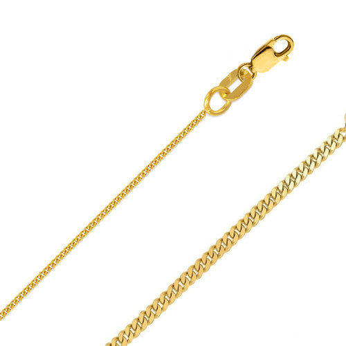 14k Gold 1.5mm Cable Chain 16 Inches