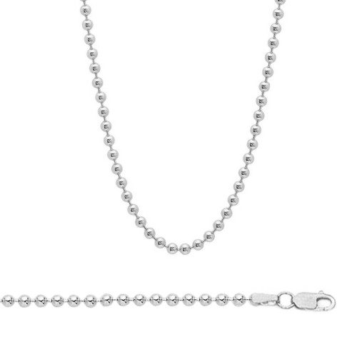 Ball Chains 18k White Gold Ball Chains 