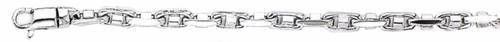 Sterling Silver nickel Free 3.2mm Hand Made Chain 22 Inches
