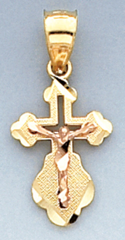 Pendants 14k Yellow gold Cross 