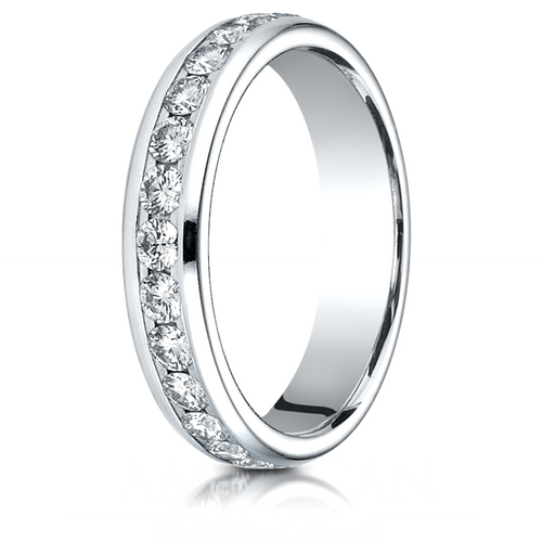 1.5  ct. Diamond  Eternity band 4mm in 10k White gold