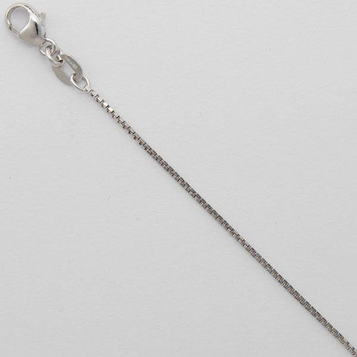 platinum box chain necklace