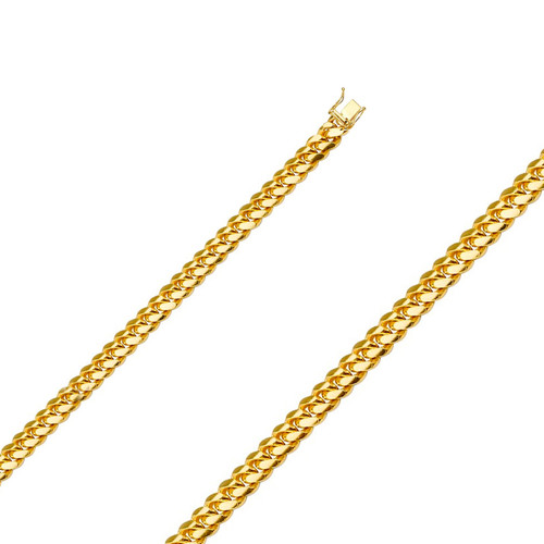 18k Yellow Gold Miami Cuban Chain 5.0mm 20 Inches