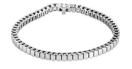 14kt White Gold 2.5mm Add a Diamond Tennis Bracelet