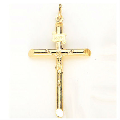 10k Yellow gold Cross Pendants | SARRAF.COM