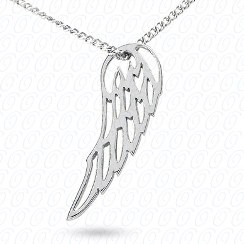 Gold Plated Sterling Silver Angel Wing Necklace - Affordable - Martha  Jackson