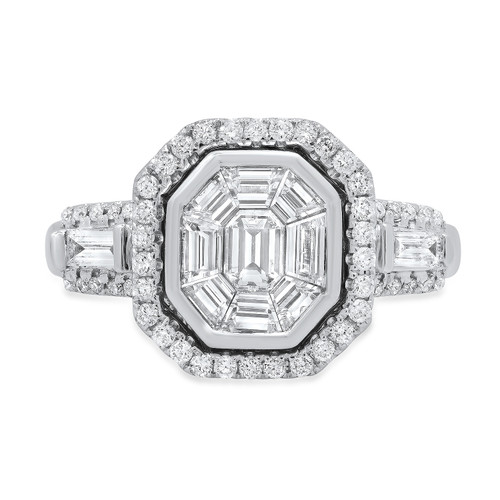 Details about   14K White Gold Finish 2.60CT Emerald Cut Emerald & Diamond Engagement Ring