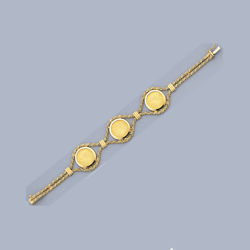 Zeno Coin Bracelet – Luxe Noire