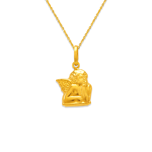 14k Gold Italian Angel  Charm