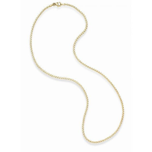 14k Yellow Gold 3.0mm Serpentine Gold Bracelet 7 inches