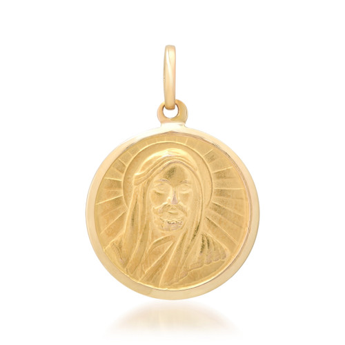 18kt Yellow Gold 18.0 mm Round Prophet Muhammad and Ali Medal 18kt Yellow Gold 18.0 mm Round Prophet Muhammad and Ali Medal