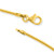 14k Gold 1mm Round Omega Necklace 18 Inches