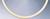 14k Gold 8mm Flat Omega Necklace 16 Inches