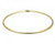 14K Yellow Gold 4mm Domed Omega Necklace 20 Inches