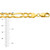 14k Gold 12mm Open Figaro Chain 30 Inches