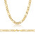14k Gold 6.2mm Open Figaro Chain 20 Inches