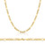 14k Gold 3.1mm Open Figaro Chain 20 Inches